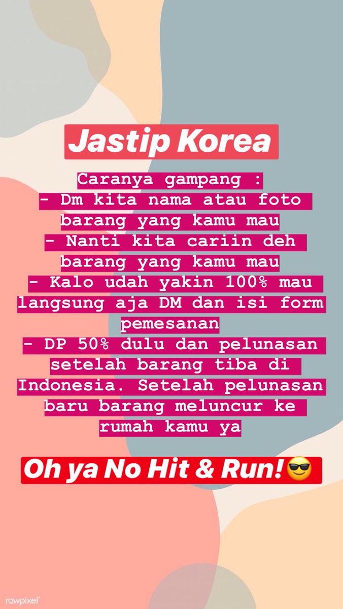 Yuk mari yang mau Jastip Korea
#jastip #jastipkorea #jastipexo #jastipbts #korea