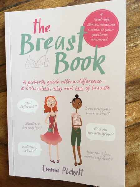 therealmissjo's tweet photo. Mothers are furious. This is the sort of book that is given to young girls now. 

It discussed breasts and how they change.

Then casually throws in that some girls are boys and could have an elective mastectomy. 

WTF?!?! https://t.co/bBRCCZFdc1