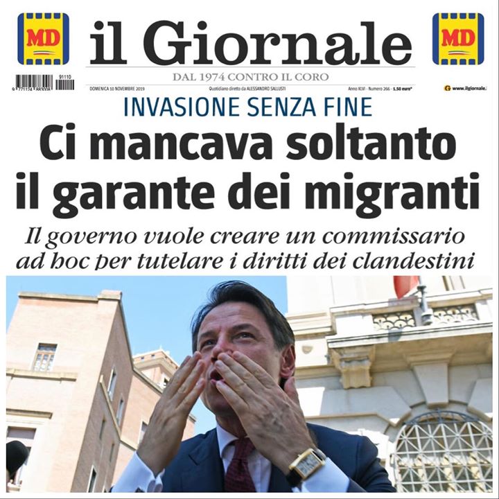 ++ INVASIONE SENZA FINE: ORA IL GOVERNO PENSA AL GARANTE DEI MIGRANTI ++