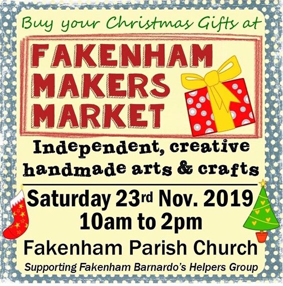 FakenhamMakers's tweet photo. Next market 23 Nov!! #fakenhammakersmarket #shoplocal #shophandmade #supportindependent #craftfair #justacard #norfolk #handmadegifts https://t.co/MdOEYSnWww