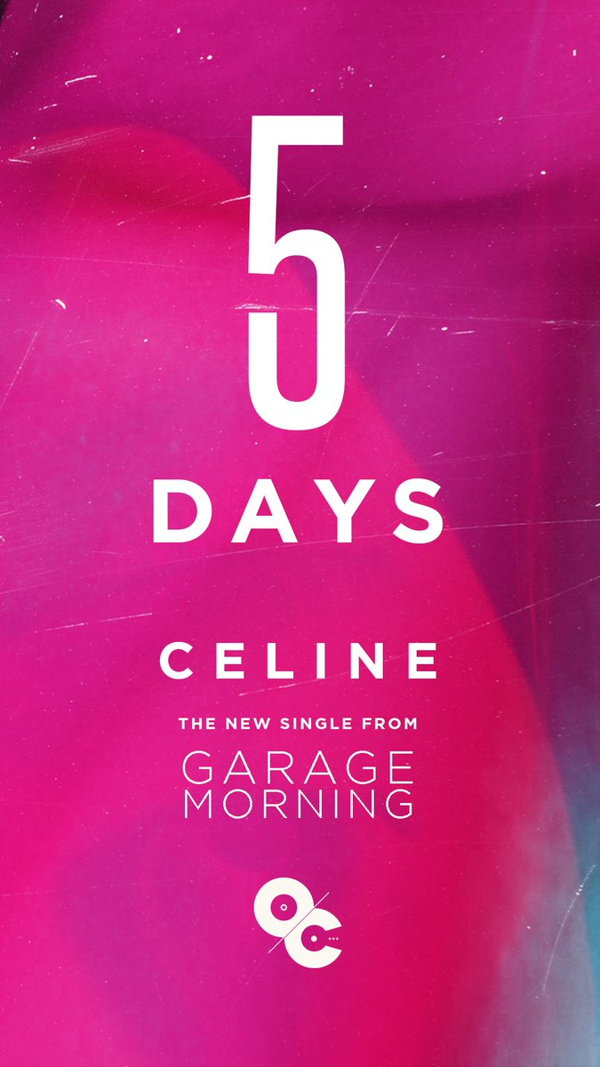 OCRecordsPH's tweet photo. Only 5 days to go for @garage_morning's new single, "Celine". 

#GarageMorning
#OCrecords
#AdjustYourFrequency
#SpeakFree https://t.co/c4AdCqKIK1