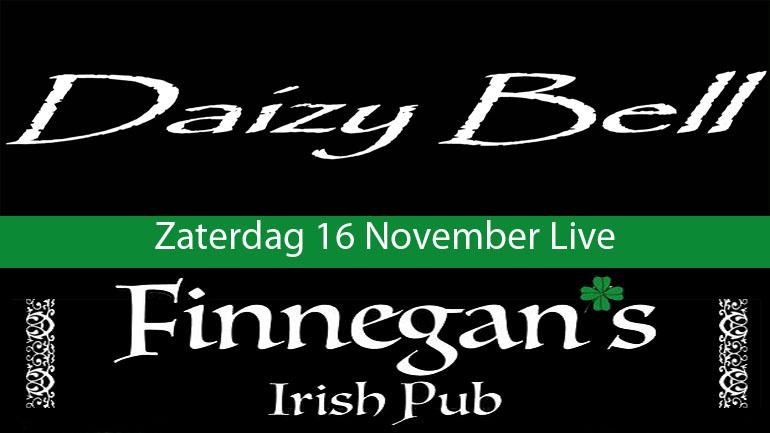 Daizy Bell is back in Irish Pub Finnegan's Saturday 16 November 2019 , the band of Rozenburg #Rozenburg