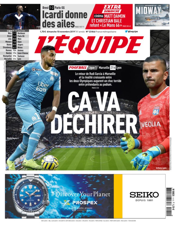 m_benterki's tweet photo. Ça va déchirer, rdv pour le debrief dans @lequipedusoir jusqu’à 00h30 ! #EDS #OMOL https://t.co/6C6xSq7TdJ