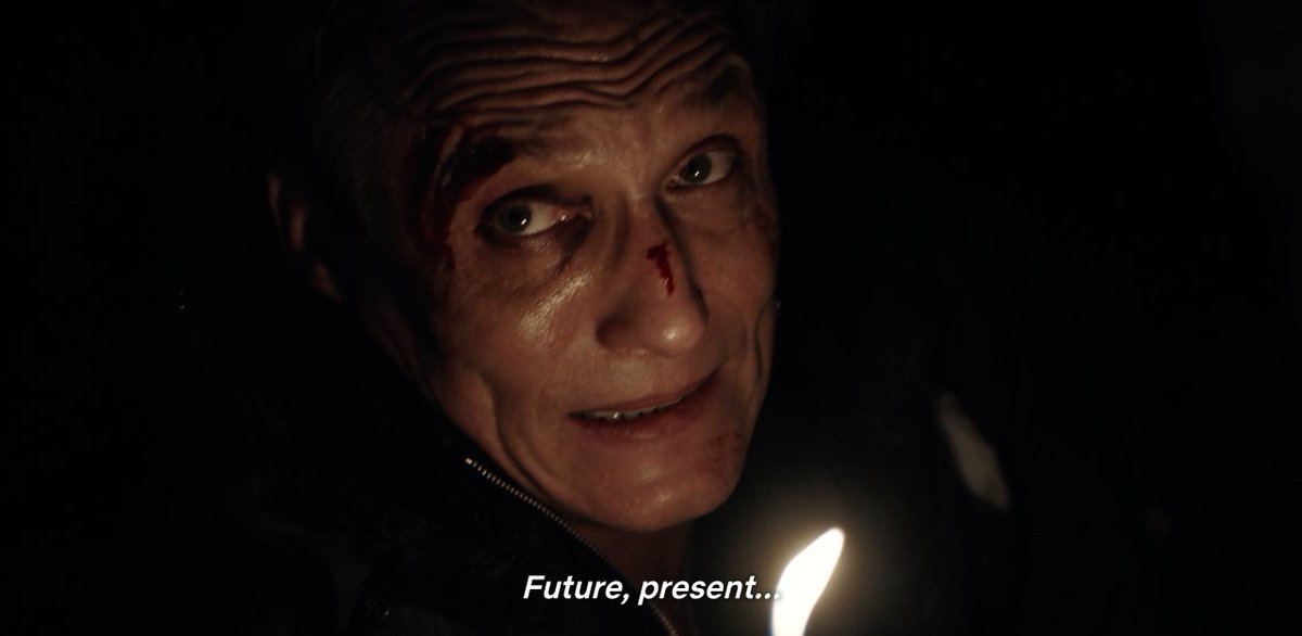 While the Stranger and Tannhaus had a discussion about time in the year 1986, Ulrich time traveled from 2019 to 1953.