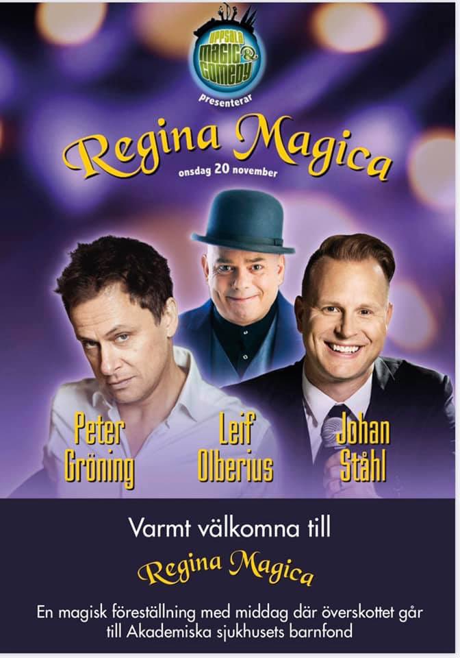 jcarlstr's tweet photo. Gå in och boka en kanonkväll på Reginateatern . Överskottet går till Akademiska sjukhusets barnfond ❤️ https://t.co/b1PuQ8PIWu
