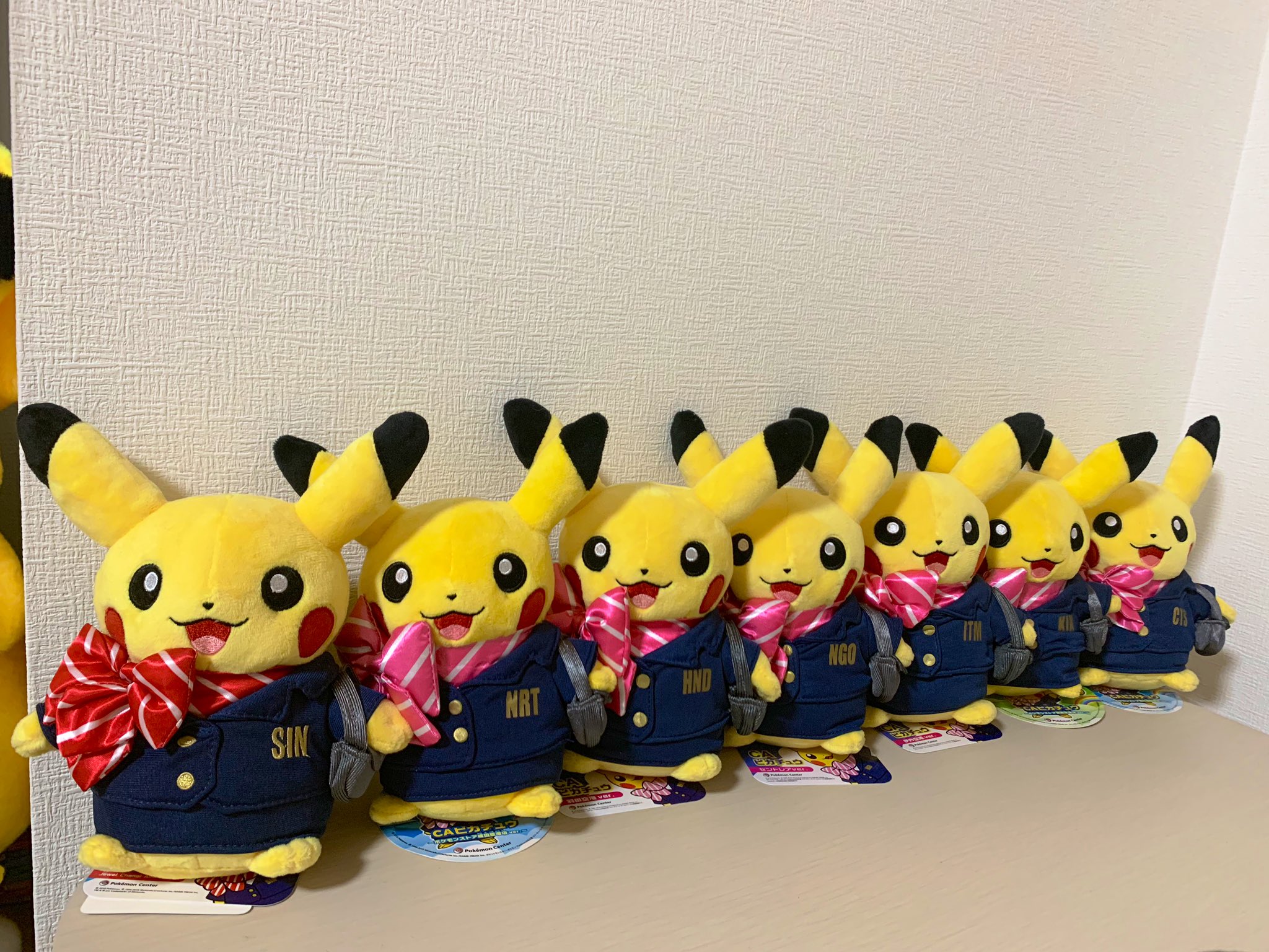 空港限定ピカチュウ他 セット