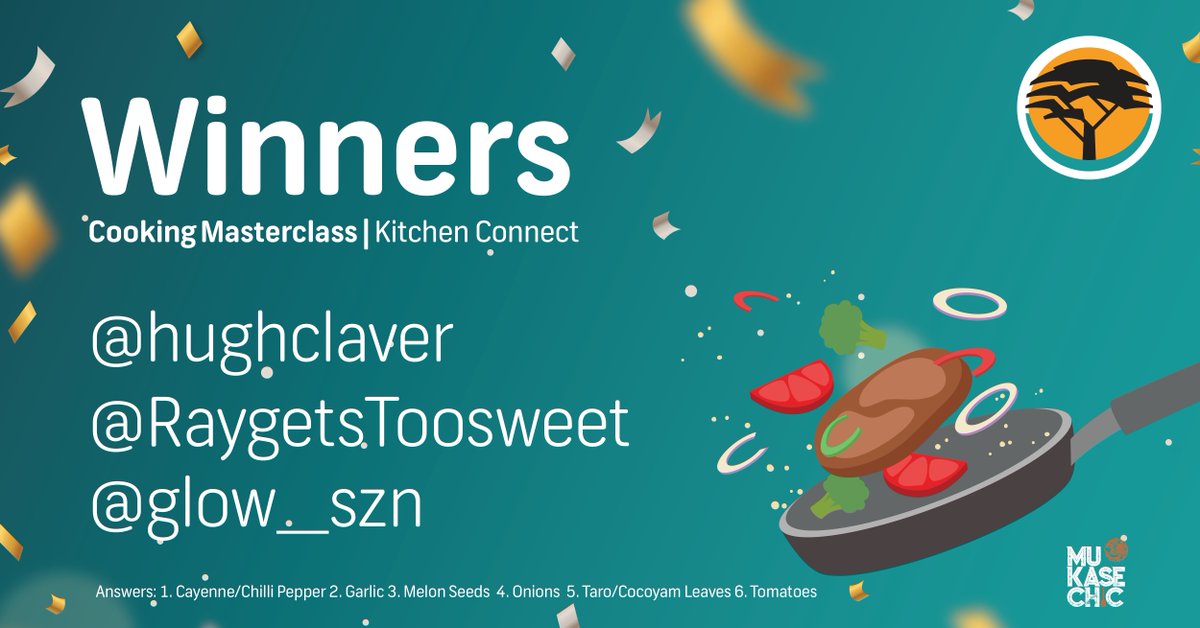 firstnatbankgh's tweet photo. Congratulations to our final batch of participants for the Cooking MasterClass - Kitchen Connect edition. Kindly DM us your name and contact details.
See you all on November 16.
#CookingMasterClass #KitchenConnect #Howcanwehelpyou #Mukasechic #FirstSinglesLinkup #Cookingclass https://t.co/i0HSW5Ge2E