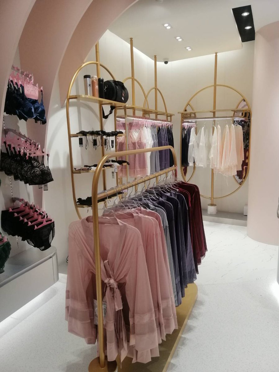 MsSivy's tweet photo. Completely revamped KM shop’s look at Terminal 21 Flagship store. Moving towards airy light tones and adding a special corner for KRS sportswear. #Lingerielifewithsivy https://t.co/c2Fbp2WzTQ
