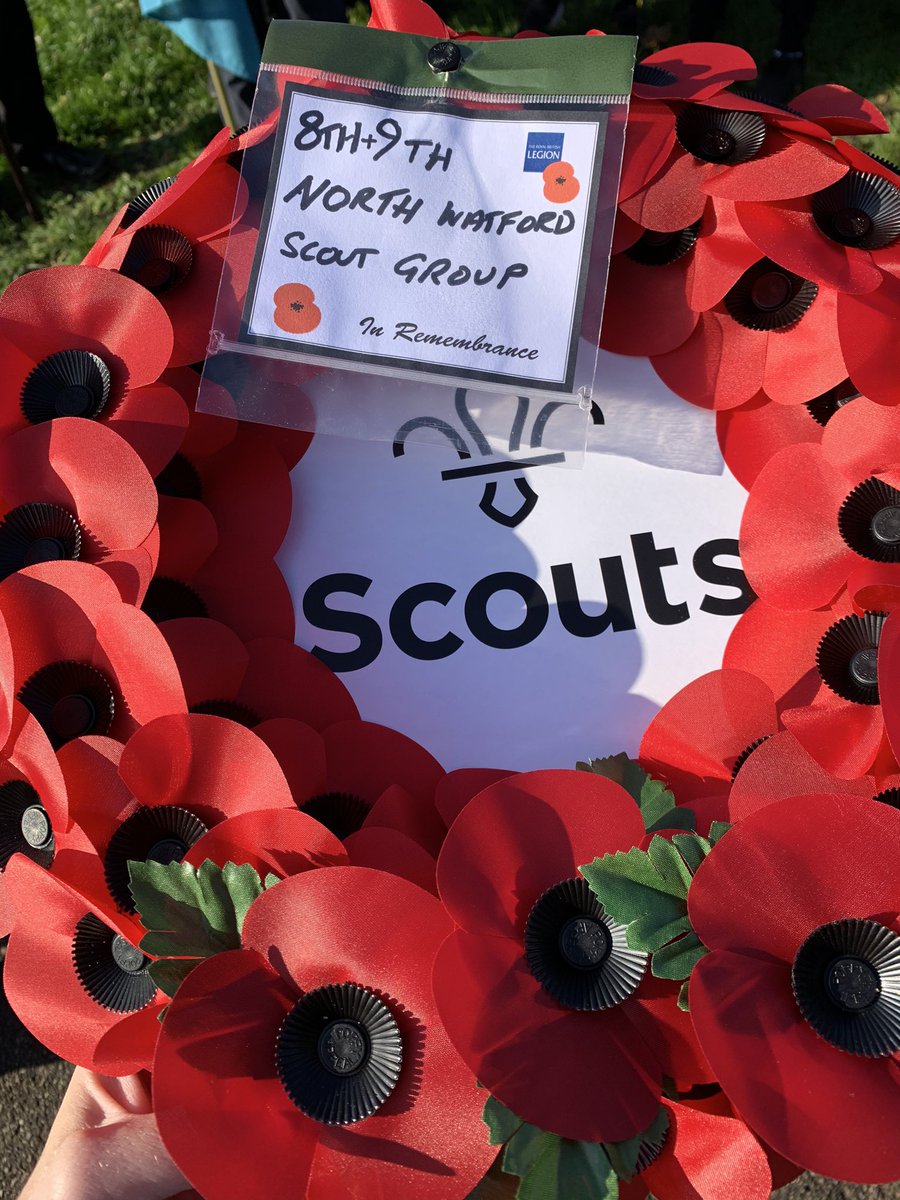 9NWScouts's tweet photo. #WeWillRememberThem #Scouts #Watford @WNScouts https://t.co/vTOx1cbOdW