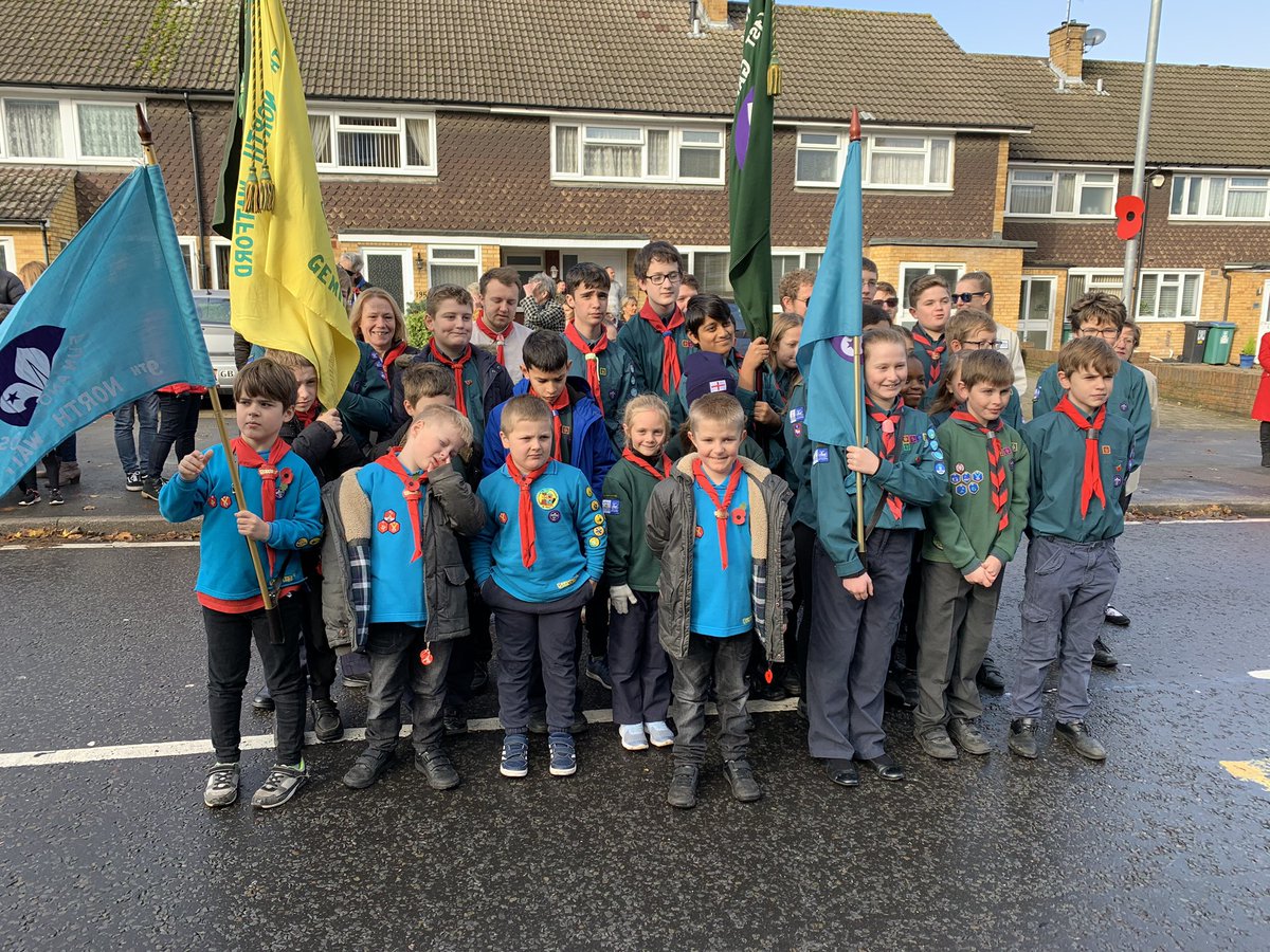 9NWScouts's tweet photo. #WeWillRememberThem #Scouts #Watford @WNScouts https://t.co/vTOx1cbOdW