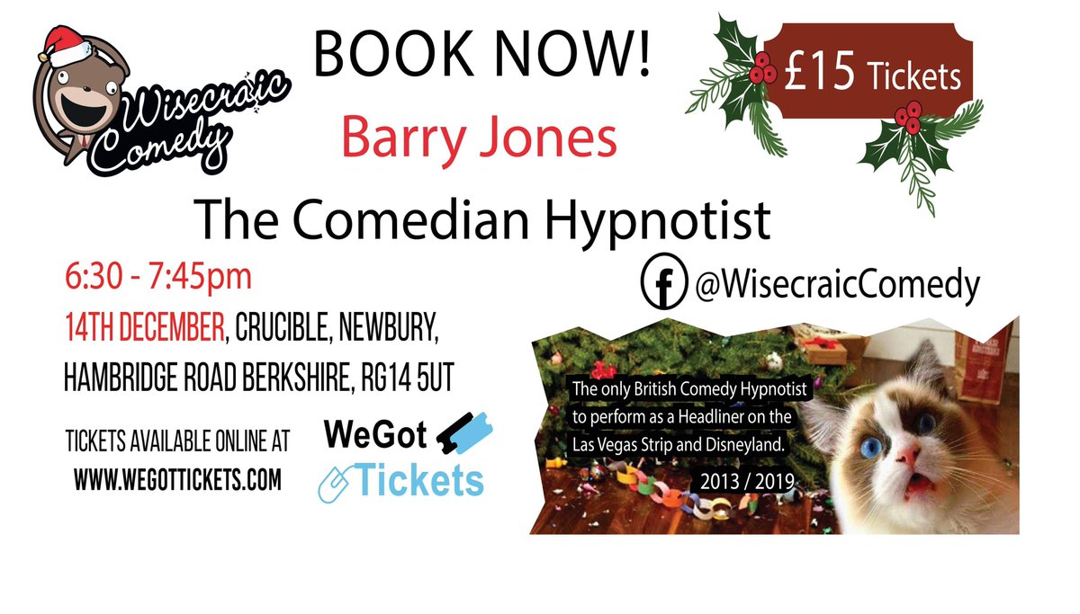 Wisecraiccomedy's tweet photo. @WhatsOn_Newbury  @NewburyToday @newburyberks https://t.co/zDnNCxKAcN