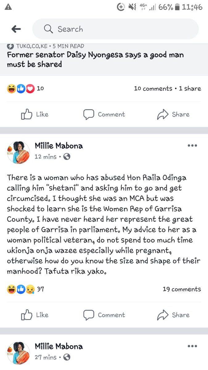 ahmednasirlaw's tweet image. Millie was my classmate in Law School...and she is a WAR VETERAN..
@WehliyeMohamed