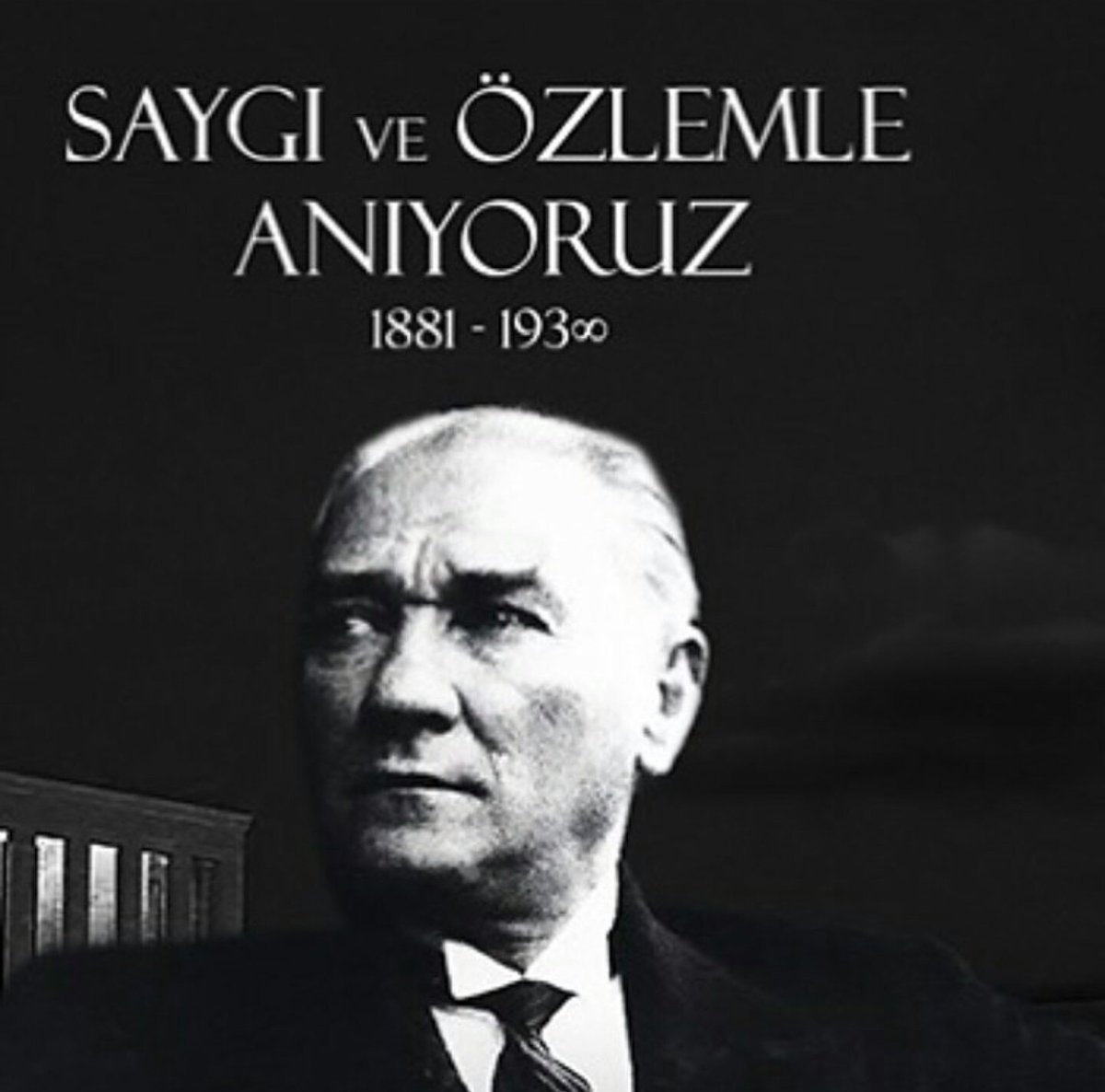 Gazi Mustafa Kemal Atatürk'ü vefatının 81. yıl dönümünde saygı ve rahmetle anıyoruz. #10Kasim #MustafaKemalAtatürk