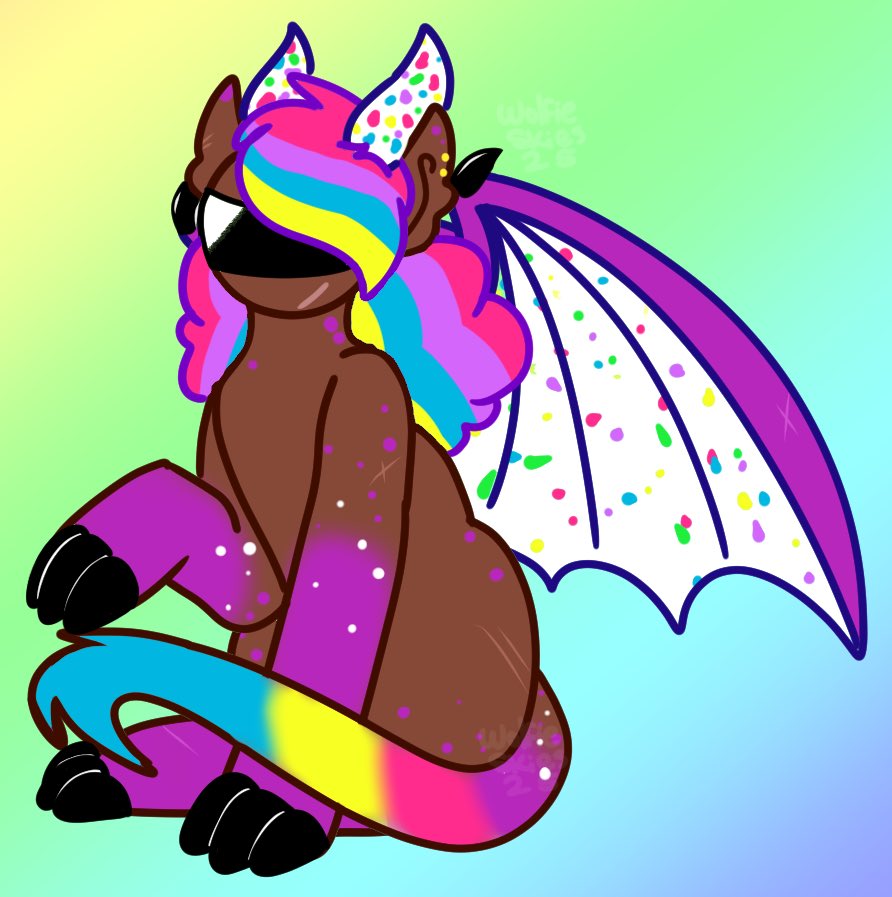 CRdragonAU's tweet photo. Finally another new dragon: DJ!
(They’re nb of course, and I HC them to have a masculine body type!) https://t.co/5vVz1FYjXW