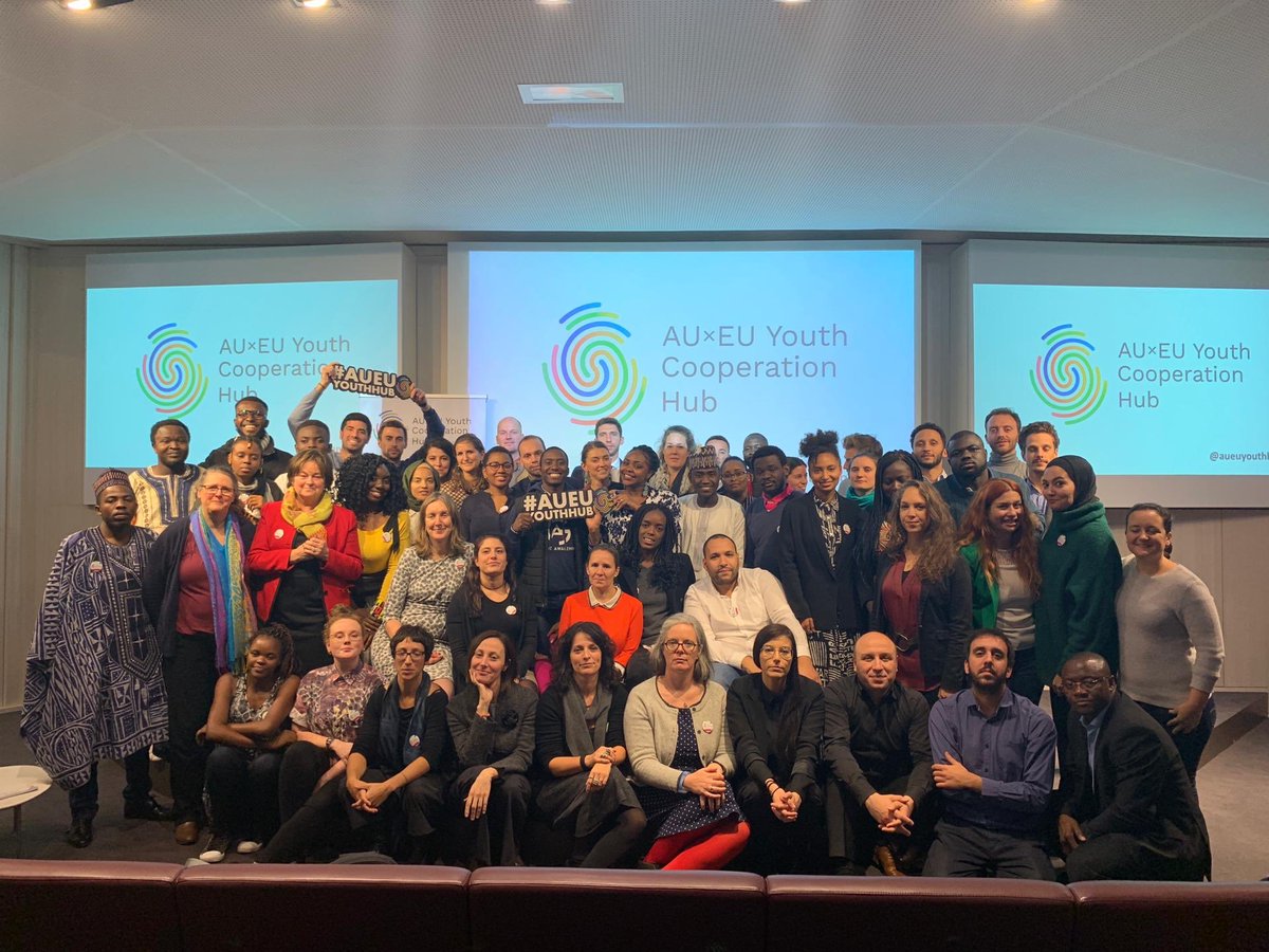 The family is becoming bigger 🤩 We spent the weekend meeting with the CSOs who will lead the tenders we drafted a year ago. 
7 really interesting projects are about to be implemented 🙌🏾 Follow <a href="/AUEUYouthHub/">AUEUYouthHub</a> for more updates from the field. #aueuyouthhub #ParisPeaceForum2019