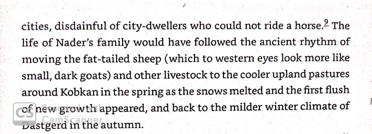 Nader Shah was born in Khorasan in NE Iran to a semi-nomadic Turkmen family. Nomads made up a third of Iranian population at the time, & were considerably more warlike than the settled peoples.