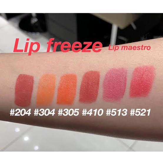 lip maestro lip freeze collection