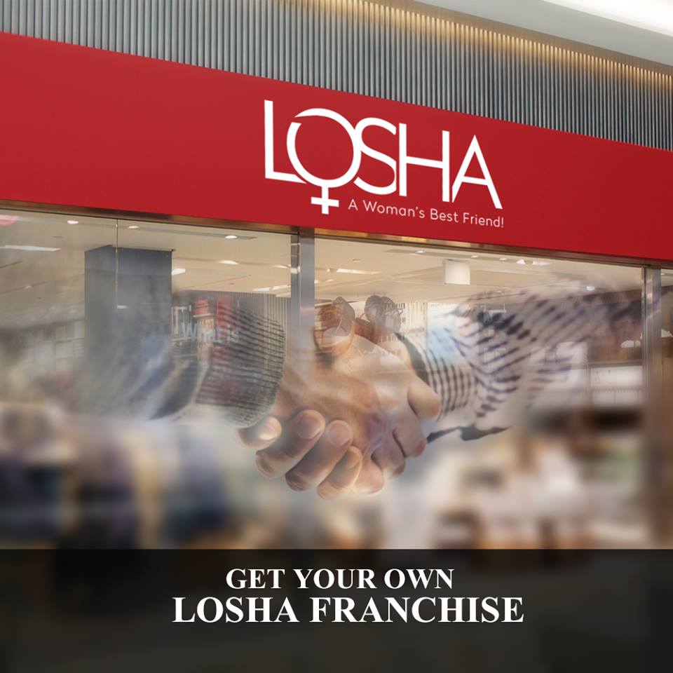 Losha Pakistan on X: Losha is offering franchises all across Pakistan. You  can also opt for a shop-in-shop model or outsource your space. If you're  keen to get one for yourself, email