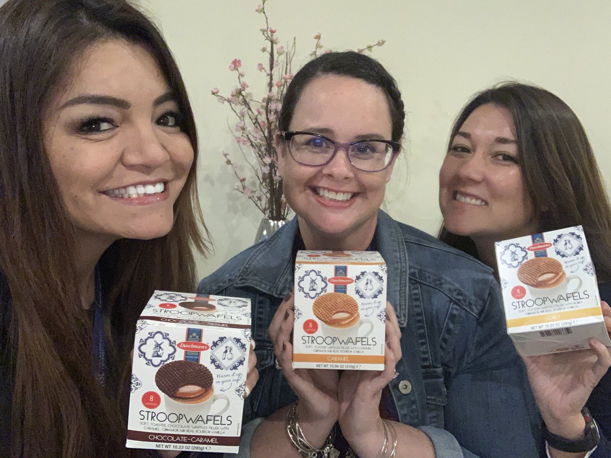 DrMonicaOganes's tweet photo. Three #SchoolPsychologists enjoying #Stroopwafel flavors at the FASP Annual Conference! Because @FLAssocSchPsych is the coolest! 😎☕️ #FASPAC2019
@LParker_PsyS @DonnaBerghauser @nyasp @StroopwafelW @Dr_Faustino @jkellyphd https://t.co/mwJ5HUxgjK