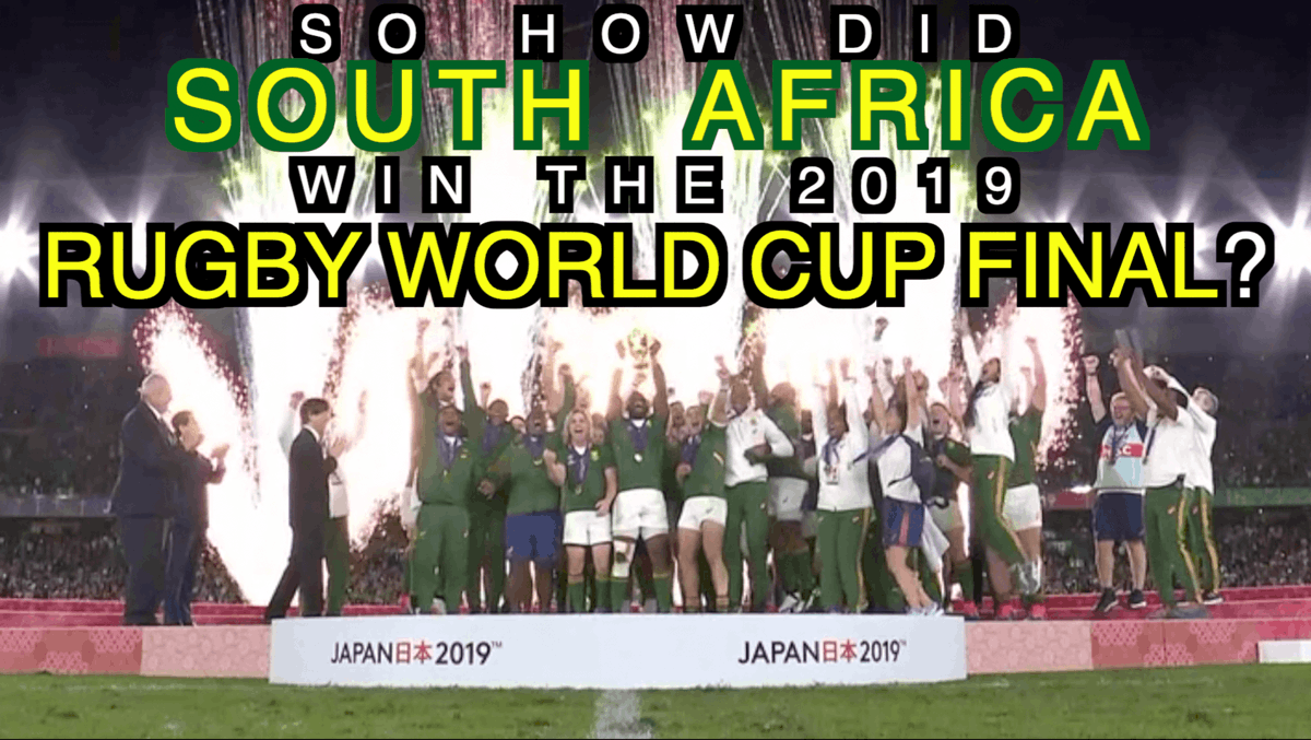 TONIGHT: My bumper-length Squidge Report deconstruction of how the Springboks won the 2019 Rugby World Cup, premiering live (7:30PM UK/9:30PM South Africa) at the following link at-
youtu.be/lKnAlDayGdY