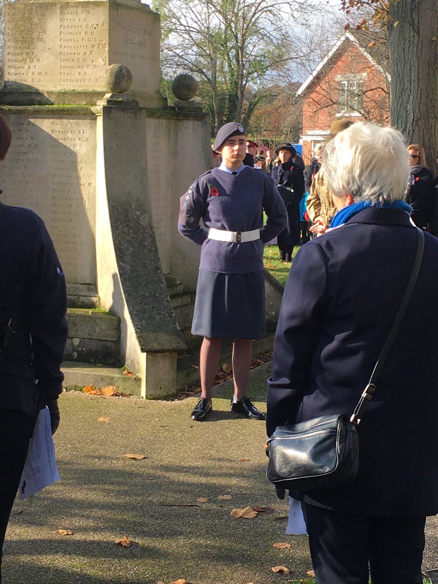 1391Sqn's tweet photo. Great remembrance service @romseyabbey and then the memorial park.  Always good to follow @rocromsey band.  Well done all @1391Sqn. https://t.co/f4tXncLF9Y