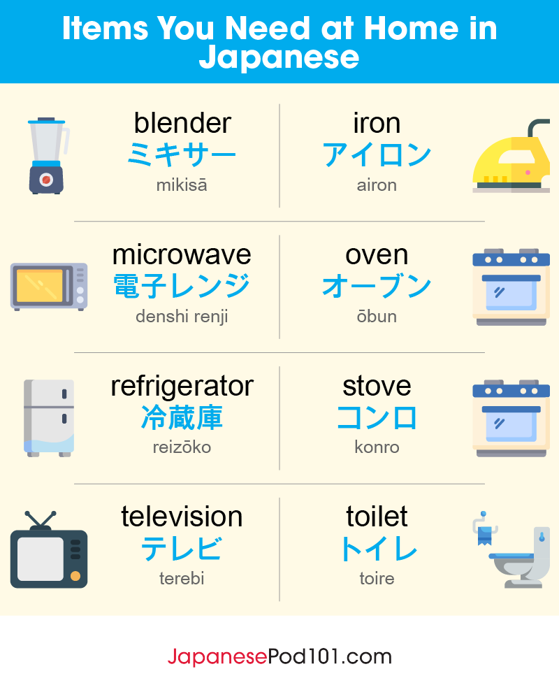 MAHOUTOKORO_JP's tweet image. #27thSemester
#WeeklyInfo #GakuseiGuide
#SecondWeek 

10日11月2019年

"Items You Need at Home in Japanese"
