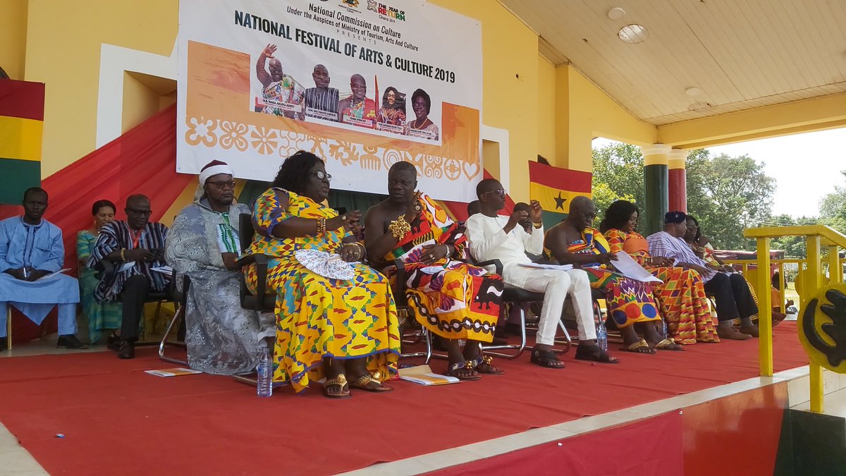 yearofreturn's tweet photo. Despite the heat, people came out to celebrate the cultures of Ghana's 16 regions at the National Festival of Arts & Culture #nafac2019 #nafac #yearofreturn #visitGhana #culture https://t.co/ph8ACNOAgK