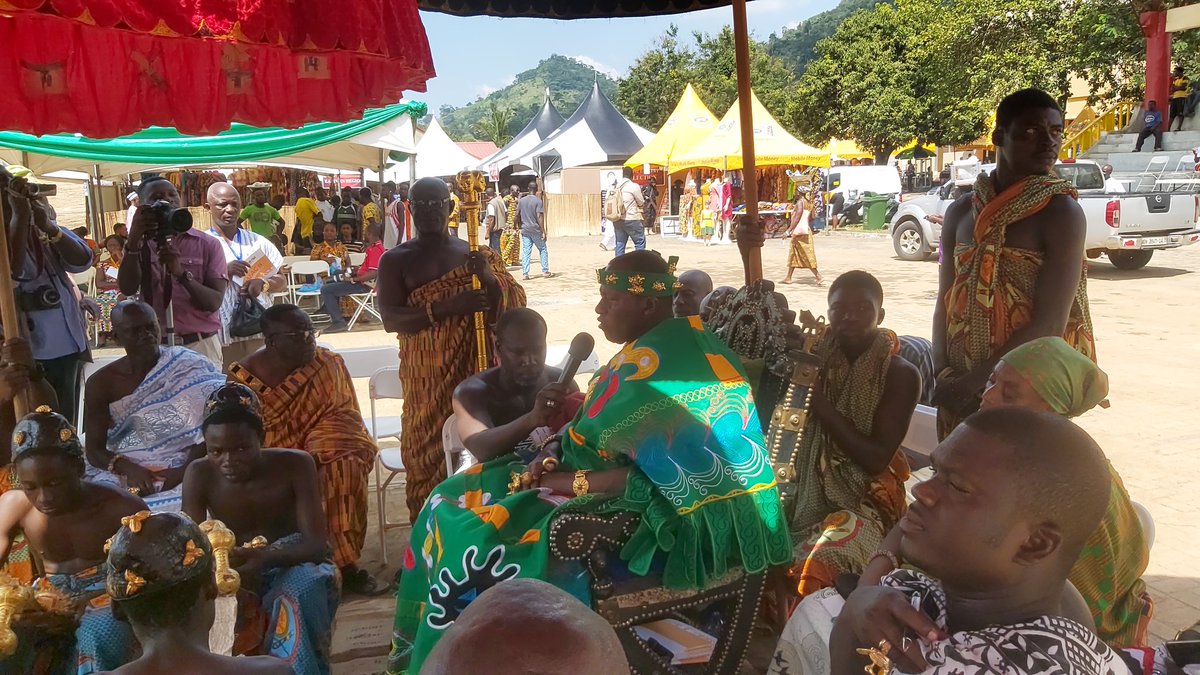 yearofreturn's tweet photo. Despite the heat, people came out to celebrate the cultures of Ghana's 16 regions at the National Festival of Arts & Culture #nafac2019 #nafac #yearofreturn #visitGhana #culture https://t.co/ph8ACNOAgK