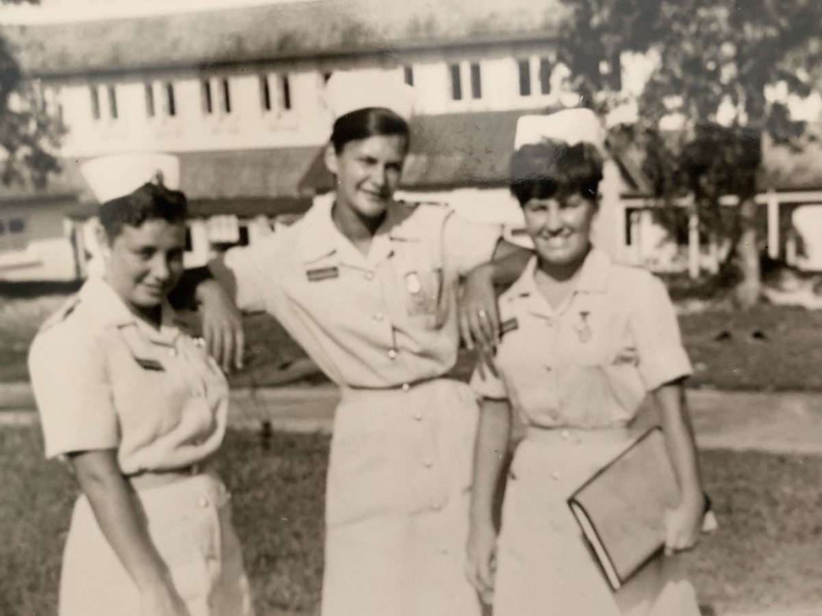 HeleneRaynsford's tweet photo. @AlisonMcCourt6 @4ArmdMedRegt Mum was in the #QARANC and photos are of her stationed in Singapore (1965). Sadly she died November last year but she watched the #RemembranceFestival and of course the #RemembranceDayService every year. Great to see @army_nurses in the parade. @qaranchistory @qarancassn https://t.co/kJvryv5eNB