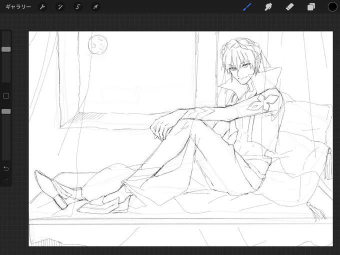 ハァイジョージィ直視できないから王様描いてるんだけどめっちゃ良くないですか!!!!???? 