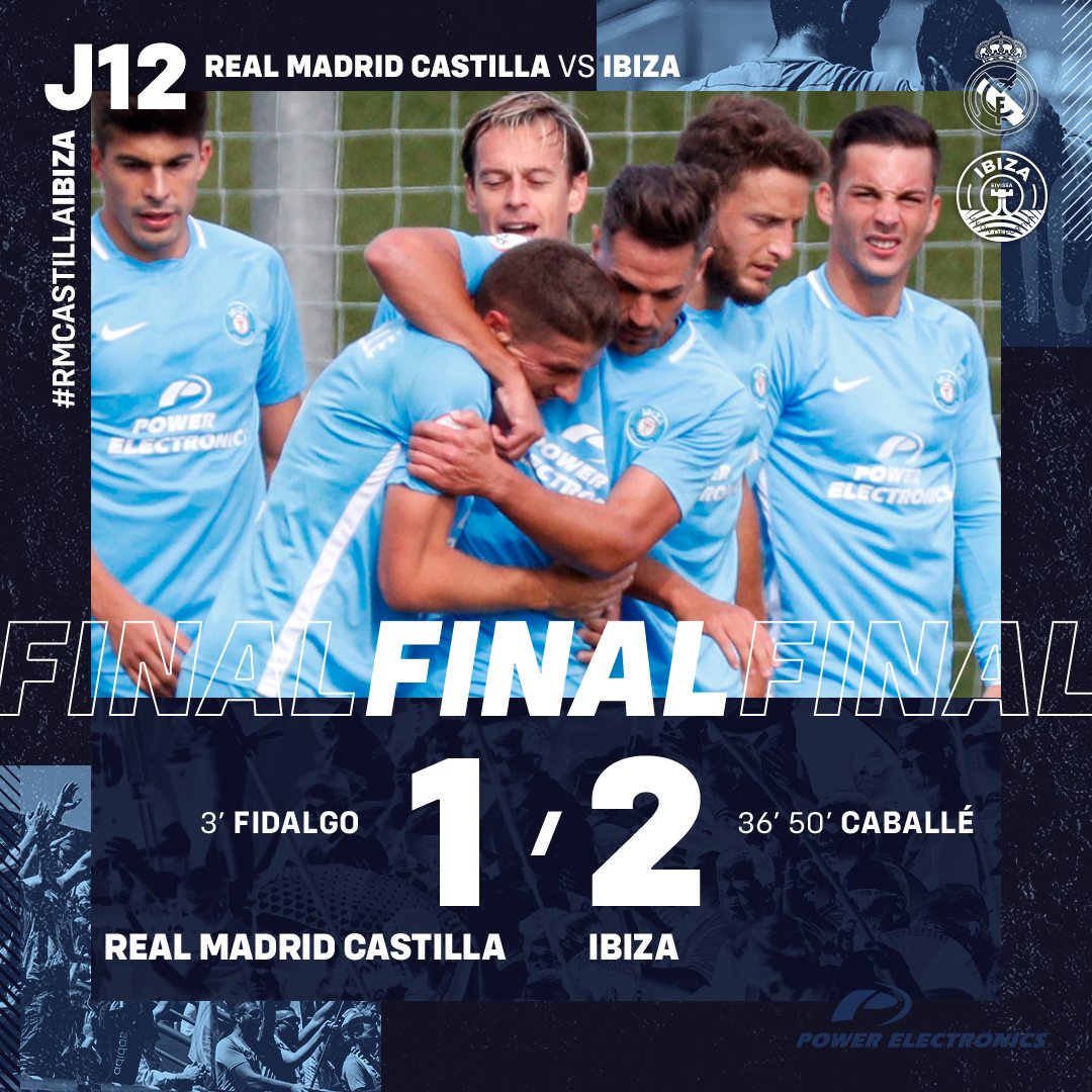 ibizaud's tweet photo. ¡FINAL FINAL FINAL! +3 👏👏👏
@lafabricacrm  - #Ibiza (1-2)
#RMCastillaIbiza #VamosIbiza 💙 https://t.co/deuHuKjuP2