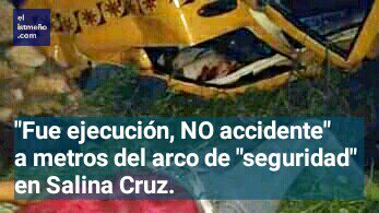 elistmeno's tweet photo. Ayer se reportó la #ejecución de 2 personas sobre la carretera federal #SalinaCruz - #Tehuantepec,  
víctimas Miriam H. J. de 44 años y taxista Wilbert identificado como  "El Negro".
@SEGOB_mx @AlfonsoDurazo @alejandromurat @FISCALIA_GobOax #FelizDomingo https://t.co/teupaLC1D1