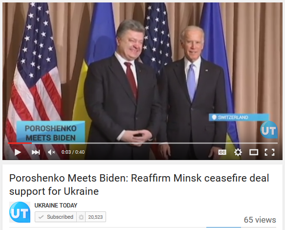 33/ on Jan 21, Biden met Poroshenko in Davos.