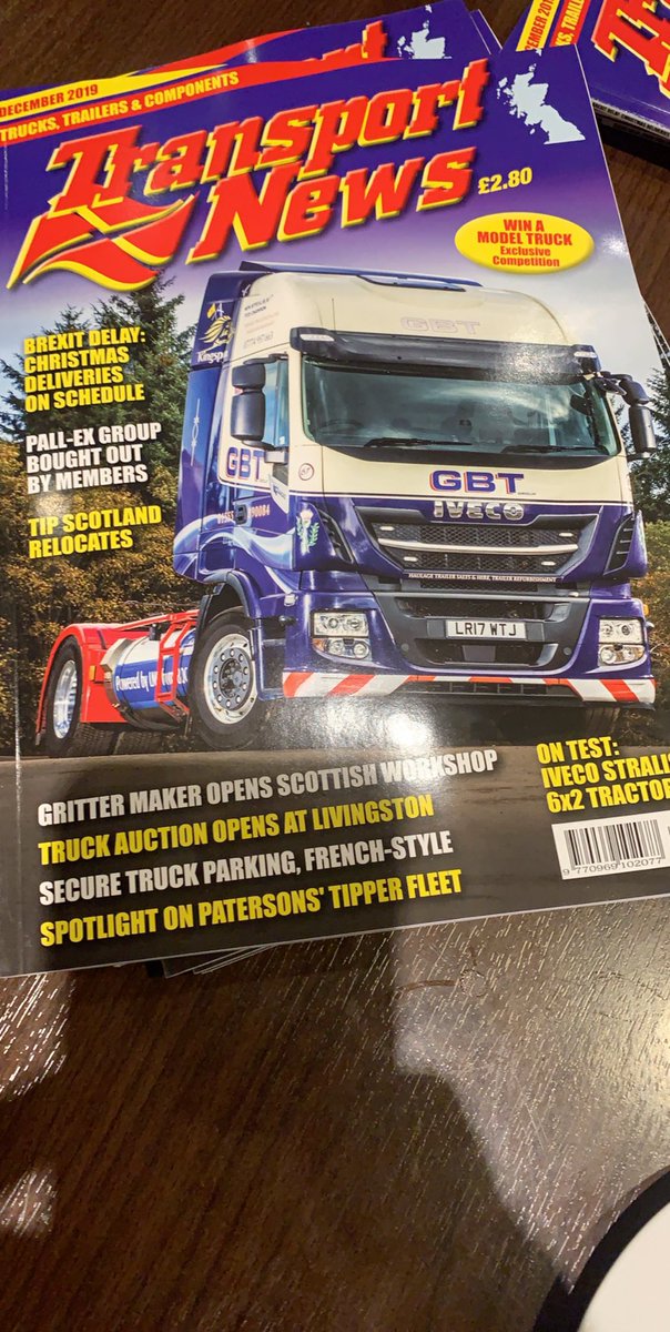 GroupGbt's tweet photo. Great day @_transportnews  awards on Friday loved the new @IVECOUK  s way stunning truck game changer for iveco in the UK https://t.co/nBEwtPUIVe