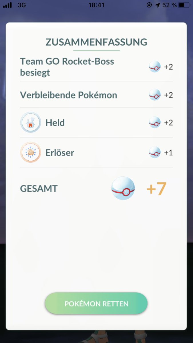 xThePhantomWing's tweet photo. Nach dem 2. Anlauf geschafft  #PokemonGo #GORocketLeader #SierraDone #ArloDone https://t.co/6NqaziM2hV