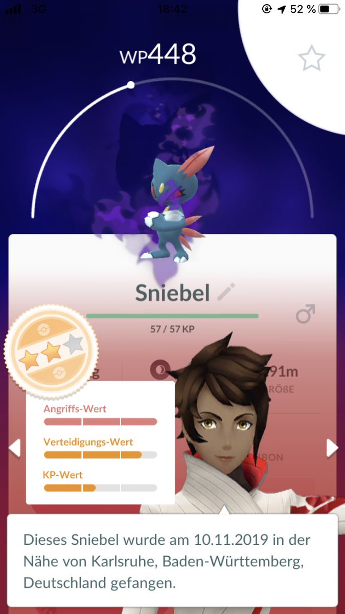xThePhantomWing's tweet photo. Nach dem 2. Anlauf geschafft  #PokemonGo #GORocketLeader #SierraDone #ArloDone https://t.co/6NqaziM2hV