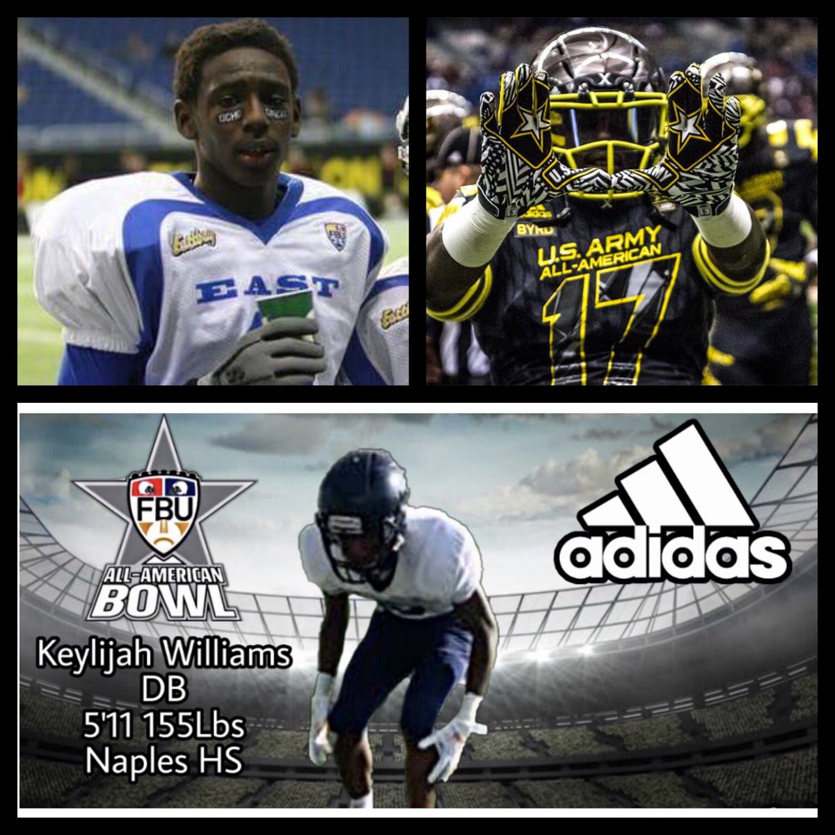 #FBUAllAmerican Signing 🖊 

CONGRATS KEYLIJAH WILLIAMS Of <a href="/NaplesHigh/">Naples High School </a> <a href="/CoachBKramer/">Bill Kramer</a> <a href="/NDN_PrepZone/">NDN PrepZone</a> ‼️

Key is following in the footsteps 👣 of his Uncle, Tyler Byrd.

Ty was a 3-Time Eastbay All American and starred <a href="/AABonNBC/">Navy All-American Bowl</a> 

#PathToNaples 🏝 
<a href="/ParadiseCoast/">Florida's Paradise Coast</a>
