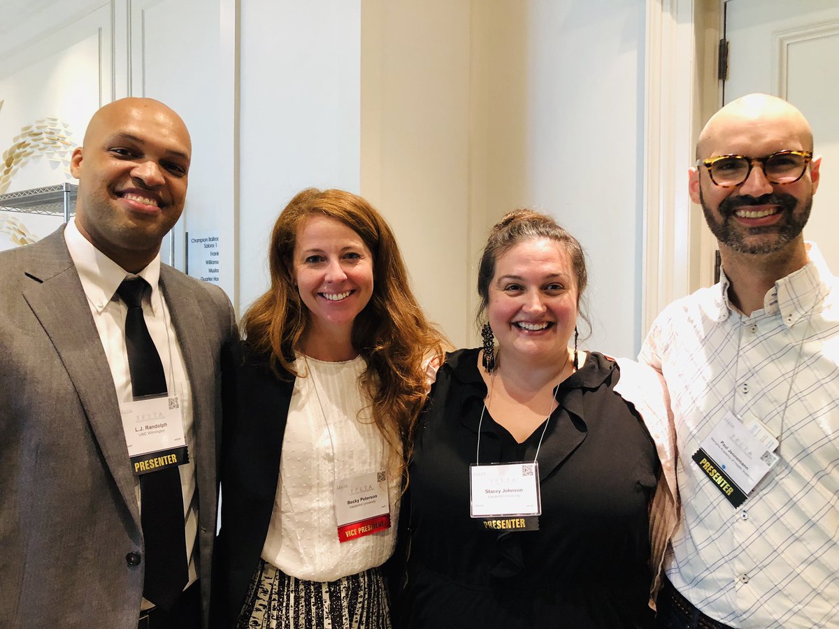 ProfeRandolph's tweet photo. The #TFLTA19 conference was amazing! Attended great sessions, caught up with friends, got to present with @staceymargarita, &amp; met a few fellow #langchat-ers in person. Great job @TFLTA! First #FLANC19, then #TFLTA19, now #ACTFL19 next week. Conference season is in full effect! https://t.co/8U6Bt2gddn