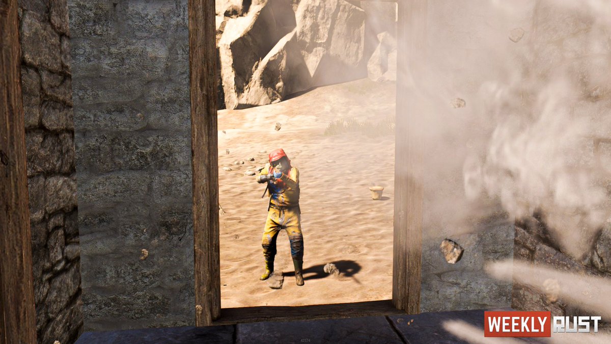 WeeklyRust's tweet image. Raid in Progress! #rust #rustraid #rustgame #rustserver #playrust #playrustserver