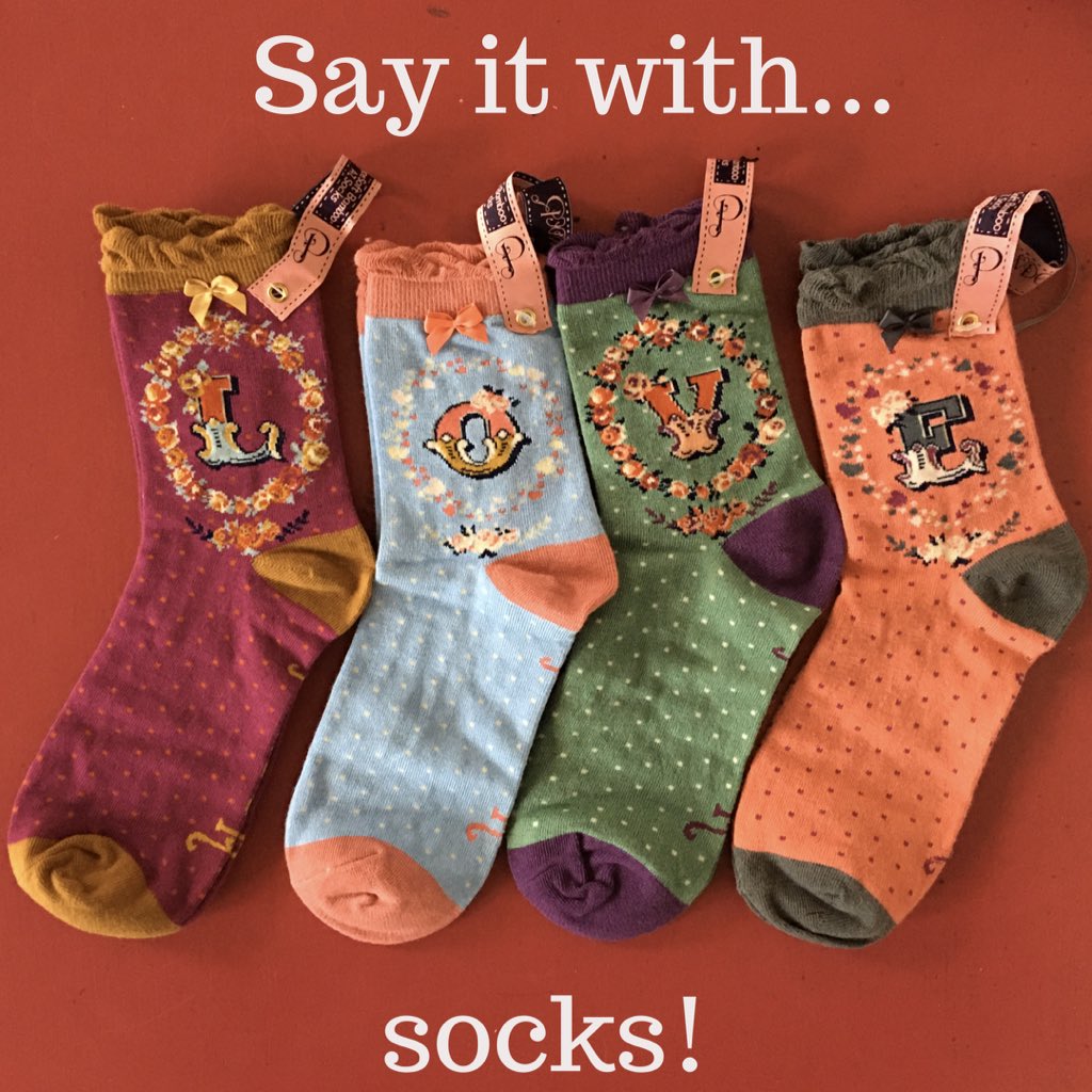 OldSchoolBeauly's tweet photo. A fun way to send a message. Write it in these letter socks!! #giftidea #ladiessocks #stockingfillers
https://t.co/LWYcrzimhc https://t.co/V7epkOOCBJ