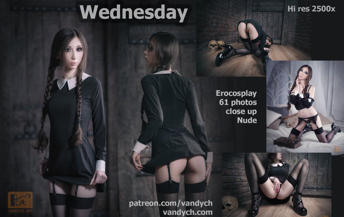 Alex_VanDych's tweet photo. Hi guys, here comes the day of rewards.
Today I am sending you the Wednesday reward
https://t.co/Kl7XZPxaIR
#cosplayergirl #Wednesday #vandych https://t.co/PxMrH6wdgf