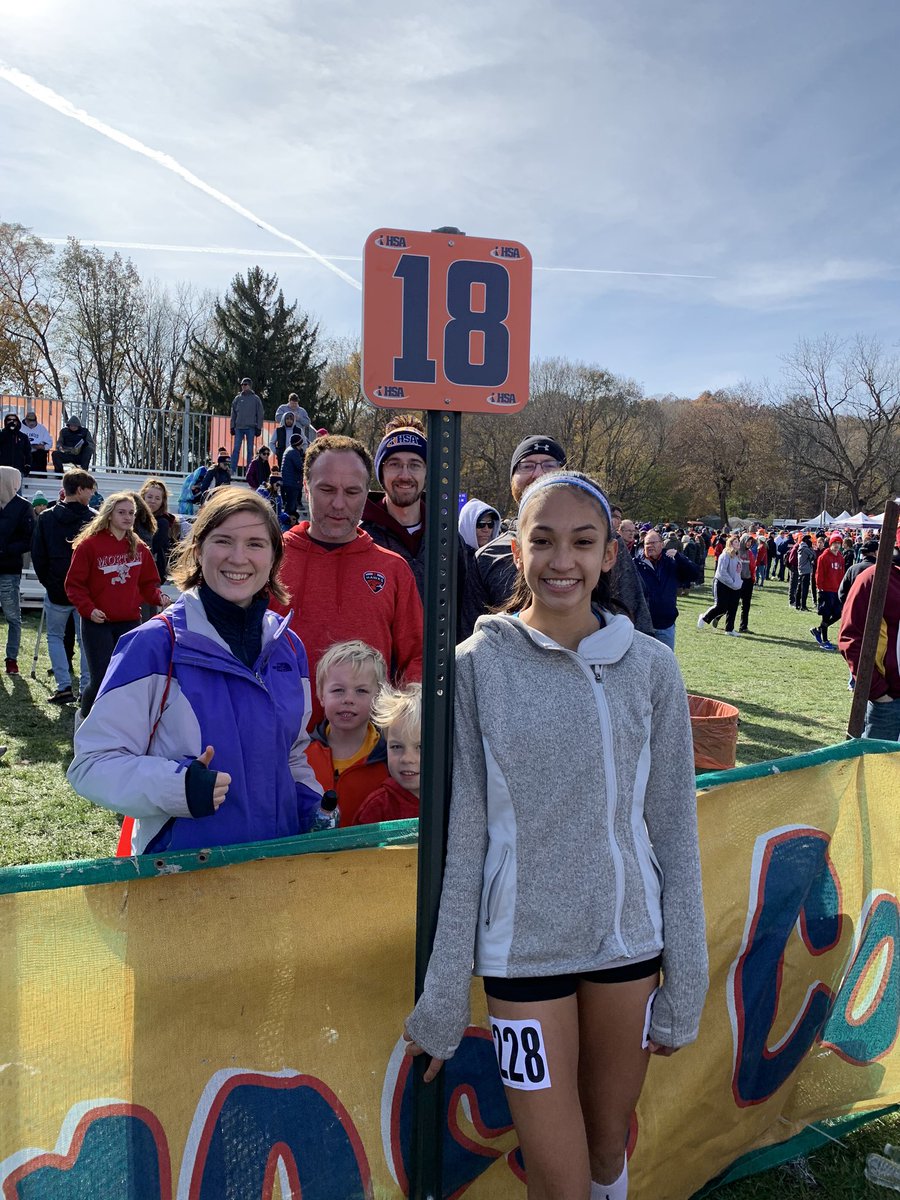 Congrats to sophomore Elia Ton-That for a strong showing #ihsaxc19 18:00, 27th in 2a! Thank you to everyone who supported CPS runners and helped make this happen. 
📷: Steve Bugarin                                 
@CPSuccessCHI
@ChiPubSchools
@northsidecphs