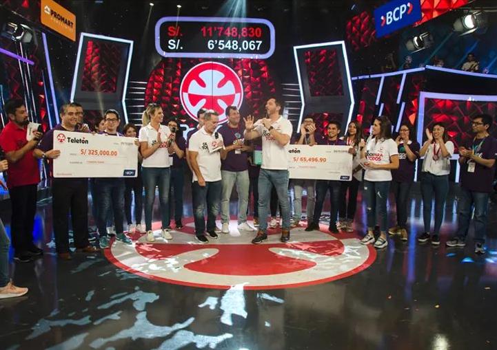gferraridlC's tweet photo. ¡Se logró! Con el esfuerzo de todos, superamos la meta. Un especial agradecimiento al gran trabajo del equipo de Yape, BCP y Voluntarios que pusieron su granito de arena por esta noble causa que es la @teleton_peru #CeroExcusas https://t.co/SKnBRVdOXx