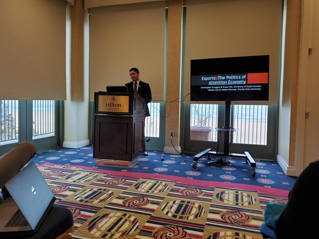 Simonthecurler's tweet photo. A great way to close #nasssconf2019 with three engaging presentations on science, technology, and sport! Great work organizing and moderating @TheAcademyBlues https://t.co/OQ3lblMBOG