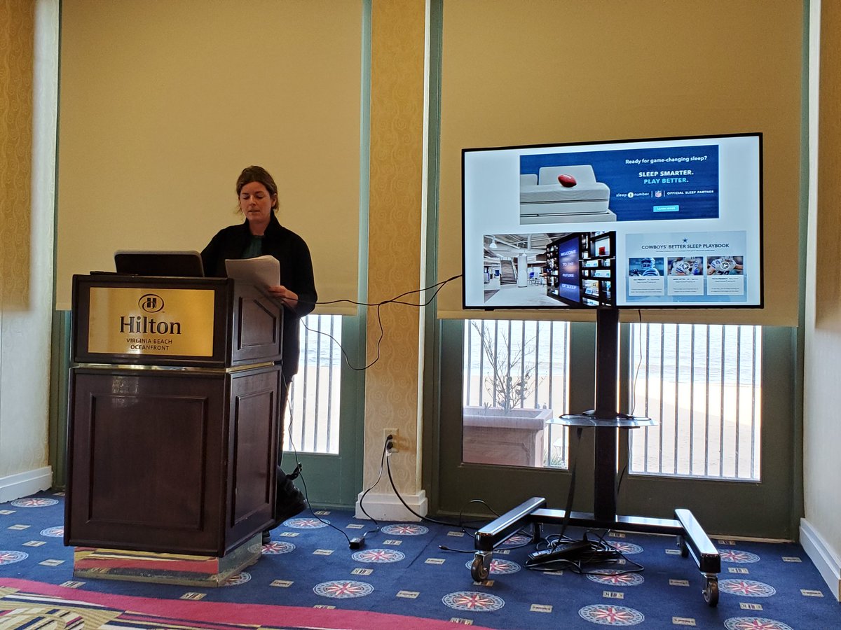 Simonthecurler's tweet photo. A great way to close #nasssconf2019 with three engaging presentations on science, technology, and sport! Great work organizing and moderating @TheAcademyBlues https://t.co/OQ3lblMBOG