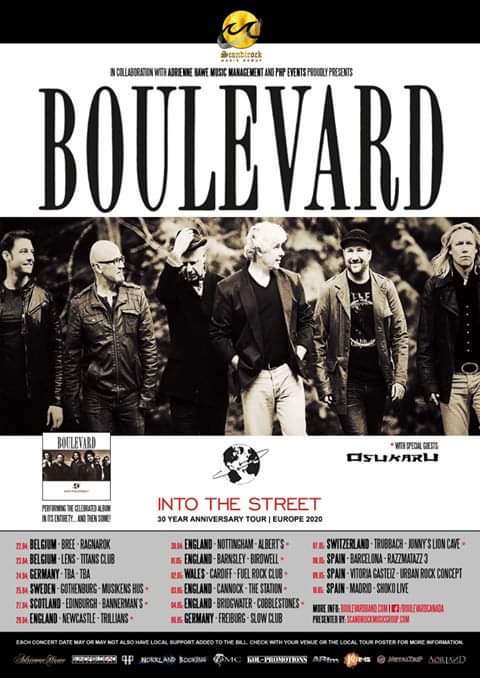 Tickets for Boulevard (Canada) on Friday 1st May are now onsale: seetickets.com/event/boulevar…

Also available from the venue direct

#rock #aor #melodicrock #barnsley #canada