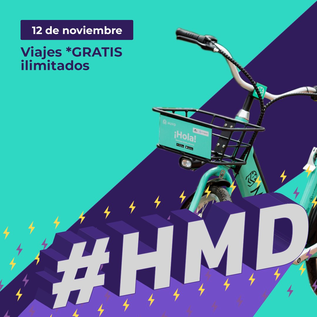 🥳 Este martes 12 de noviembre estamos celebrando 2 años de operación en Bogotá y el regalo es para ti. Viajes *Gratis ilimitados menores a 30 minutos. #nueva #bicielectrica #HappyMUVODay
