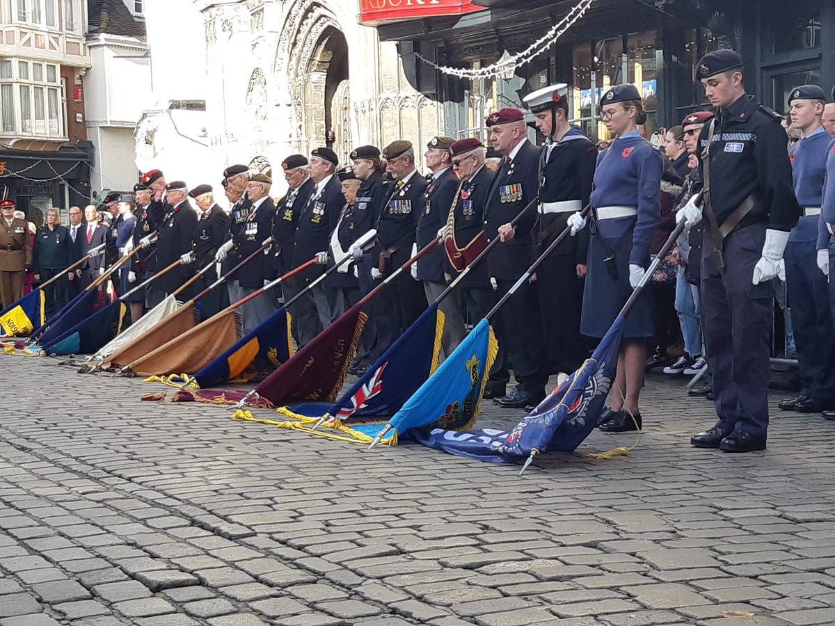 312AirCadets's tweet photo. Today we joined the people of Canterbury, Veterans, Cadet and serving Forces to remember those who gave their tomorrows for our today. Thank you all and we will never forget ❤️ #remembrance #canterbury #lestweforget https://t.co/vXQCtPb31b