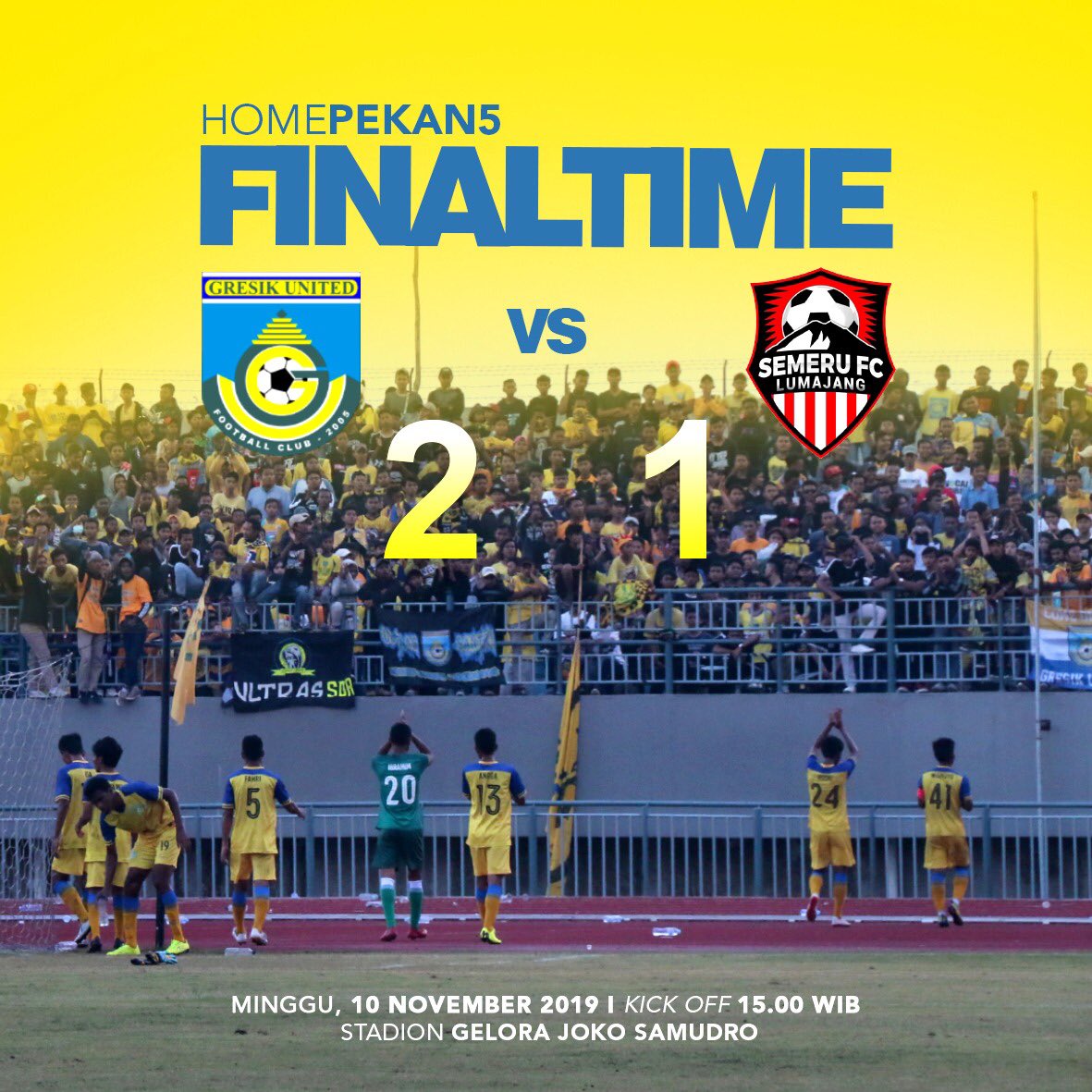 Alhamdulillah untuk hasil hari ini! Jangan loyo, giras terus!!