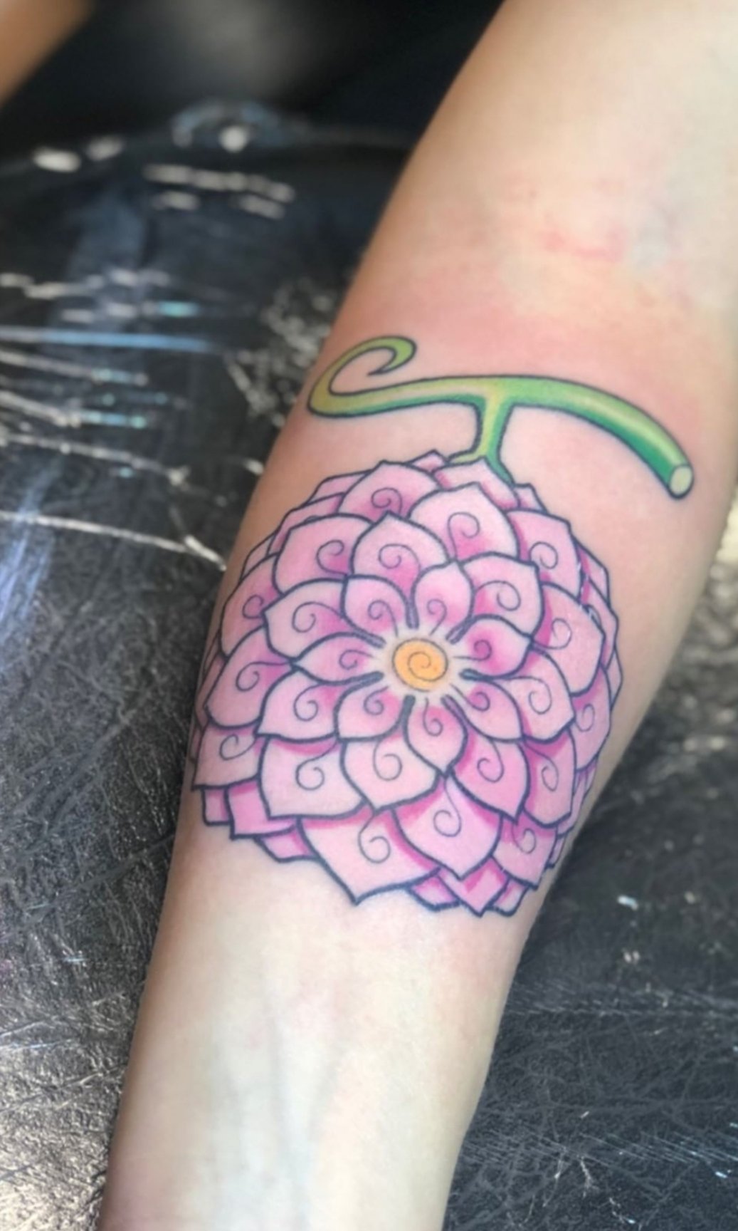 Kissinfirefly on X: I got another tattoo, and I love it. Hana hana no mi  devil fruit. Been waiting forever for Nico Robin's fruit to be introduced.  #OnePiece #NicoRobin #anime #nakama #tattoo #